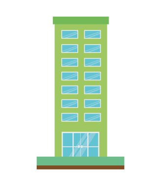 Bina yapısı izole simgesi