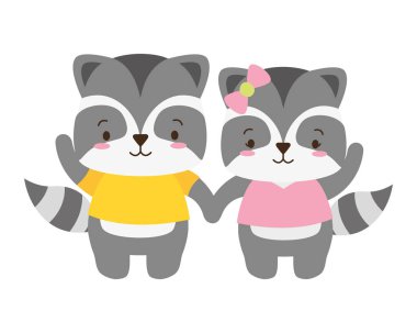 Sevimli hayvan çizgi filmi