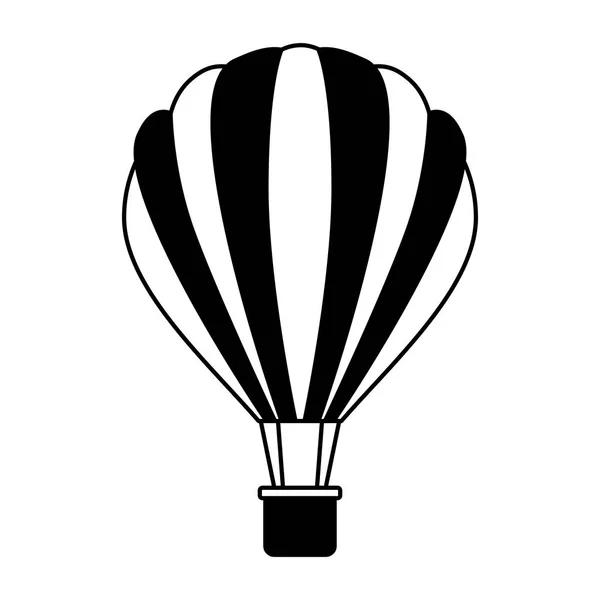 Repülő léggömb, forró levegő — Stock Vector