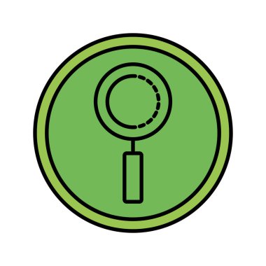 Arama büyüteç simgesini