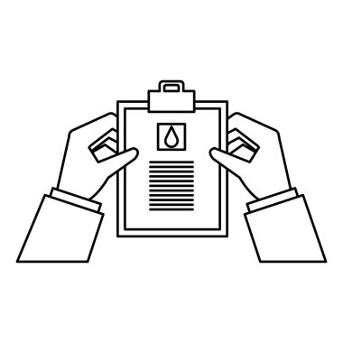 bağış kan Pano kağıt ile eller