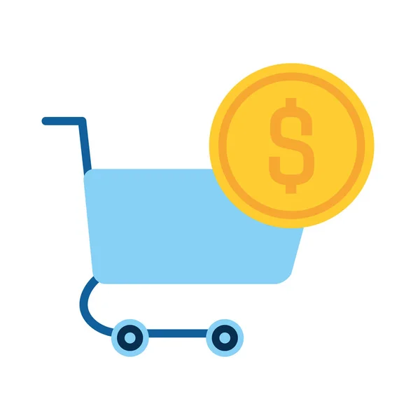 Concepto de compras online — Vector de stock