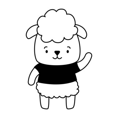 Sevimli hayvan çizgi filmi