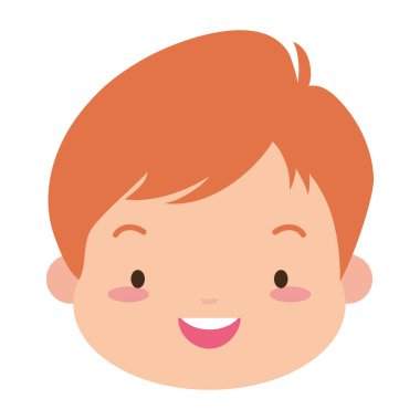 sevimli mutlu çocuk yüz