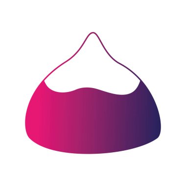 Çikolata izole tatlı şeker simgesi