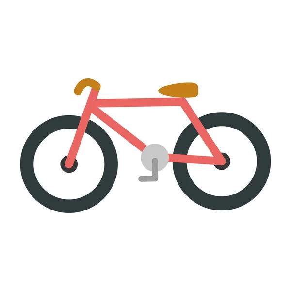 Fiets voertuig geïsoleerde pictogram — Stockvector