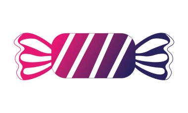 Tatlı şeker izole simgesi