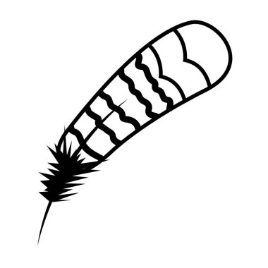 beyaz arka planda tüy kuş