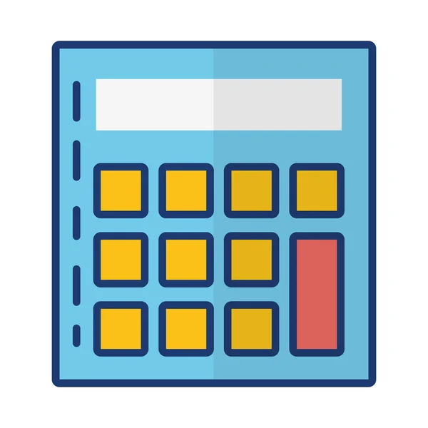 Calculatrice mathématique financière — Image vectorielle