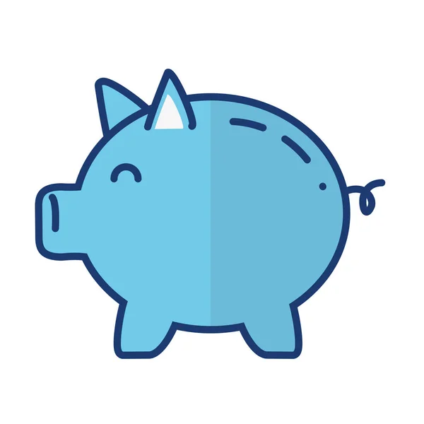 돼지 은행 저축 — 스톡 벡터