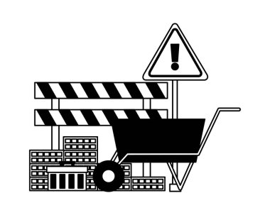 İnşaat ekipmanları simgeler