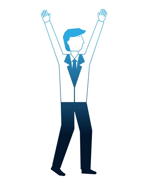 Takım iş işadamı avatar karakter — Stok Vektör