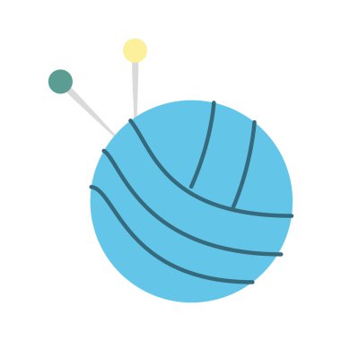 izole simge dikiş için malzemeler