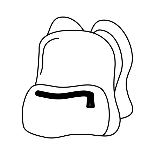 Rese ryggsäck isolerad ikon — Stock vektor