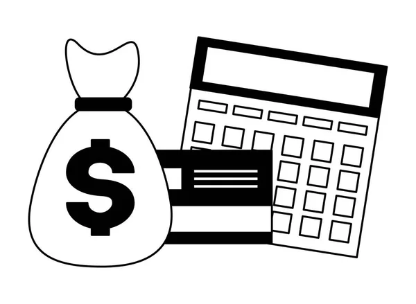 Concept de paiement fiscal — Image vectorielle