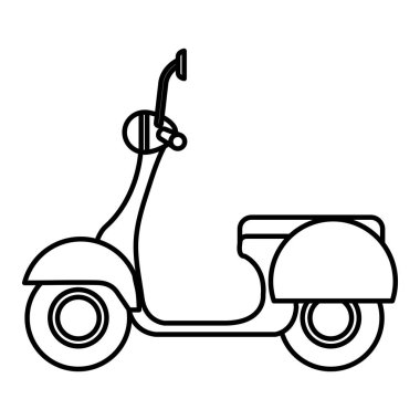 Scooter Kiralama izole simgesi