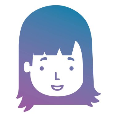 küçük kız kafa simgesi