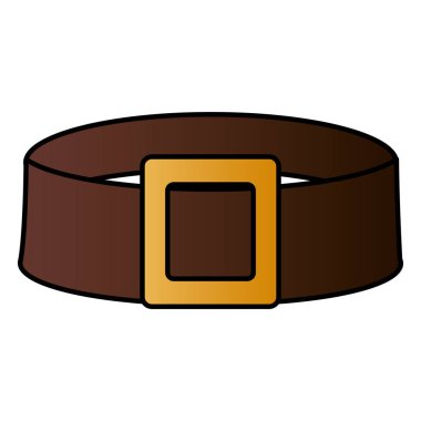 Elf kemer izole simgesi