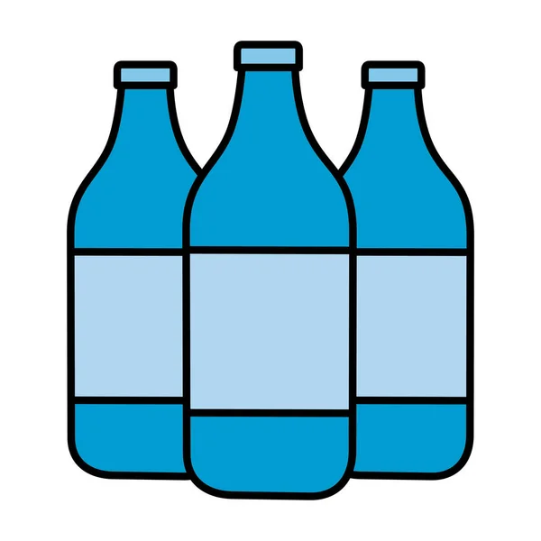 Flessen water pictogram — Stockvector