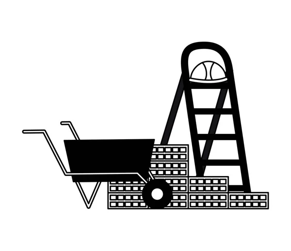 Ikona urządzenia budowlane — Wektor stockowy