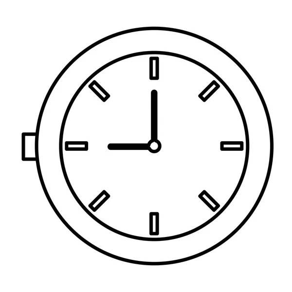 Круглі годинник часу — стоковий вектор