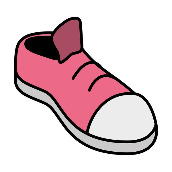 Różowy Sneaker Sport — Wektor stockowy