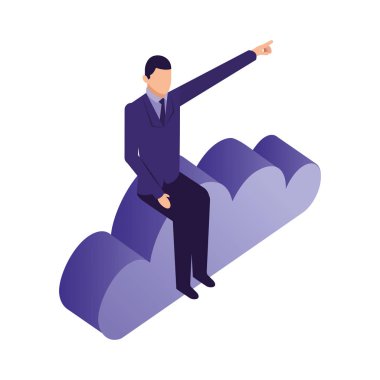 bulut bilgi işlem ile zarif işadamı