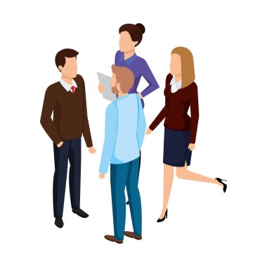 iş insanlar avatarlar karakter grubu