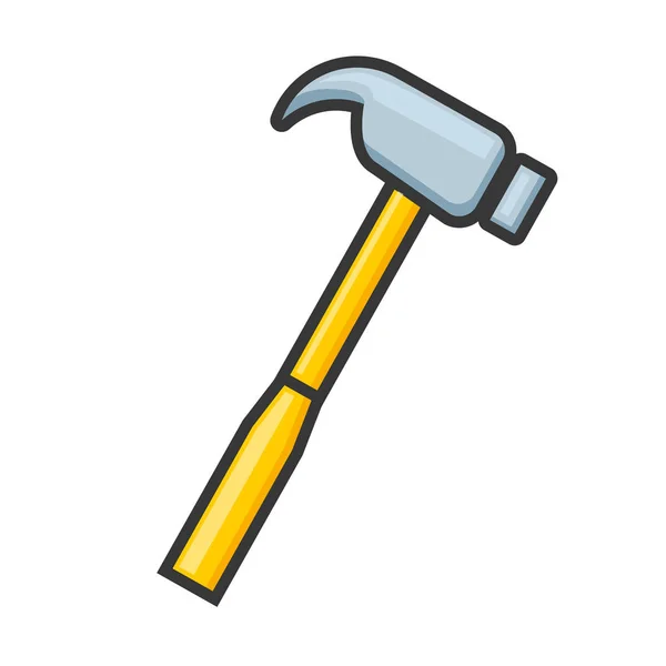 Hammer tool icon — Stock Vector