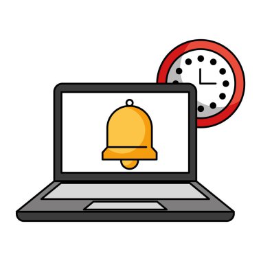 çağrı merkezi dizüstü bilgisayar saat zili uyarısı