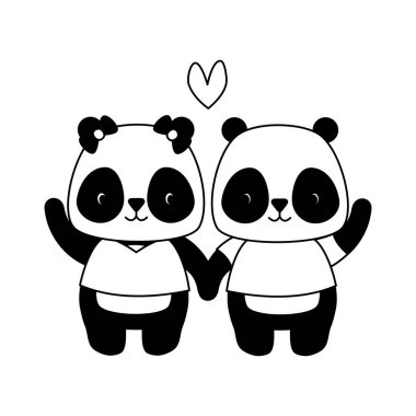 Sevimli hayvan çizgi filmi