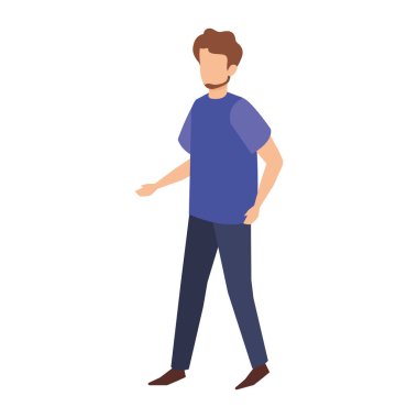 Sakallı genç adam Avatar karakteri