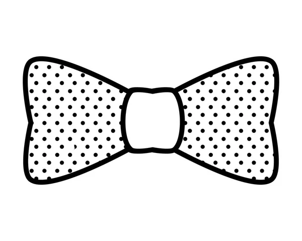 Hipster bowtie accessory — Stock Vector
