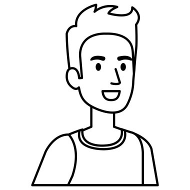 genç adam avatar karakter