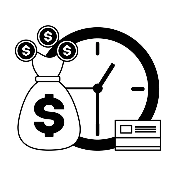 Pago del tiempo impositivo — Vector de stock