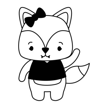 Sevimli hayvan çizgi filmi