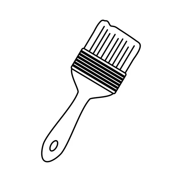 Icono de herramienta de cepillo — Vector de stock