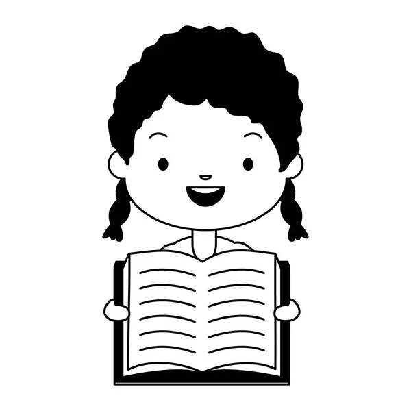 Niño día mundial del libro — Vector de stock