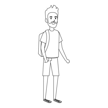 adam öğrenci avatar karakter