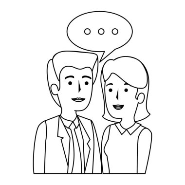 iş çift avatarlar karakter konuşuyor