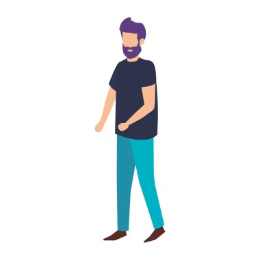 Sakallı genç adam Avatar karakteri