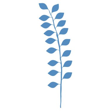 şube ile dekoratif simgesi yapraklar