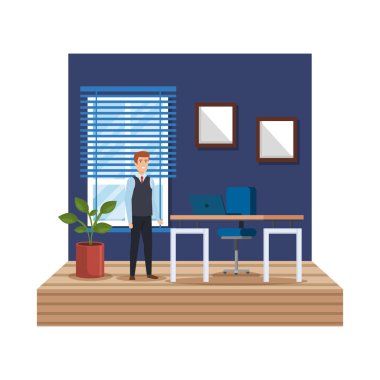 İşyerinde zarif işadamı