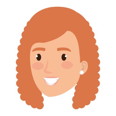 güzel ve genç kadın baş