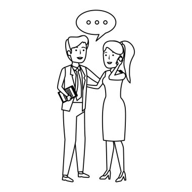 iş çift Smartphone ile konuşmak