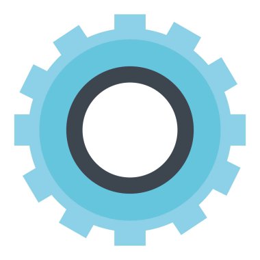 Gears'ı makine izole simgesi