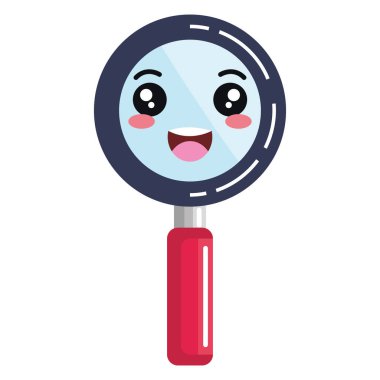 Büyüteç izole simgesini