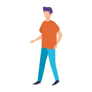 genç adam avatar karakter