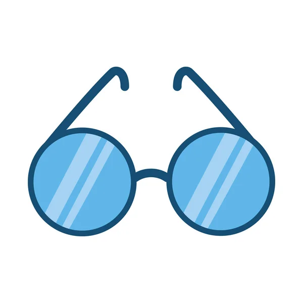 Lindo gafas de sol aislado icono — Vector de stock