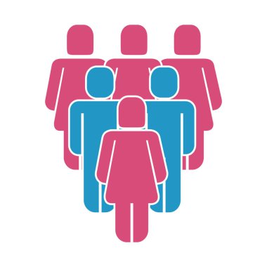 insanlar siluet rakam grubu